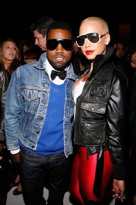 kanye west amber rose